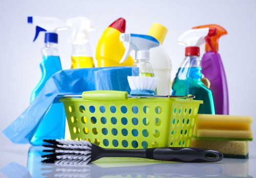 Professional office cleaning in Harrow reception area