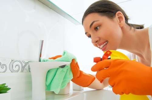 Local cleaner in Harrow handling a thorough kitchen cleaning