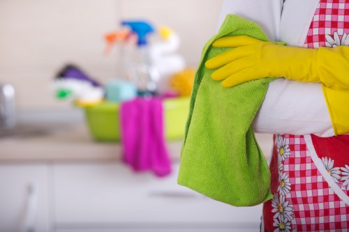 Payment and invoice handling for a cleaning service