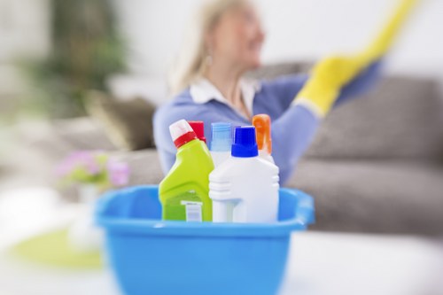 Local upholstery cleaning service restoring a sofa in Harrow
